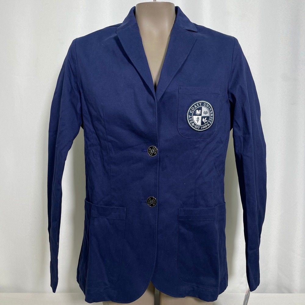 West Coast University WCU Uniform Advantage Navy Blue Blazer Women's SMALL NWT